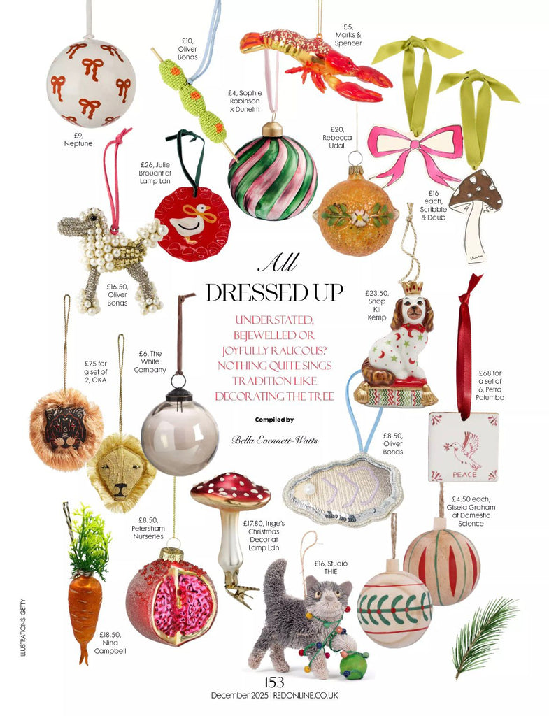 Scribble & Daub featured in the fantastic new Christmas issue of Red Magazine