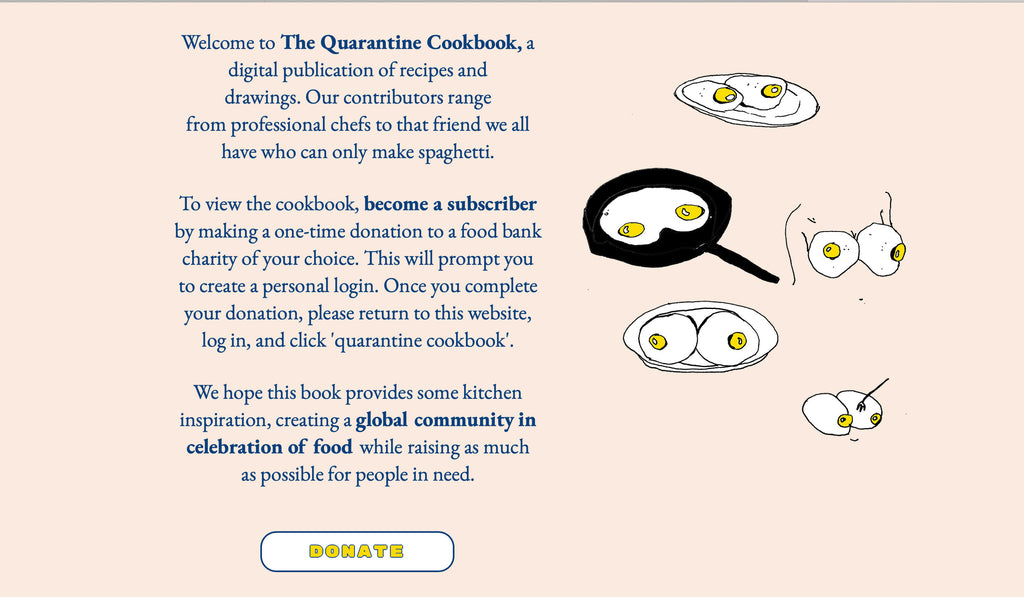 The Quarantine Cookbook