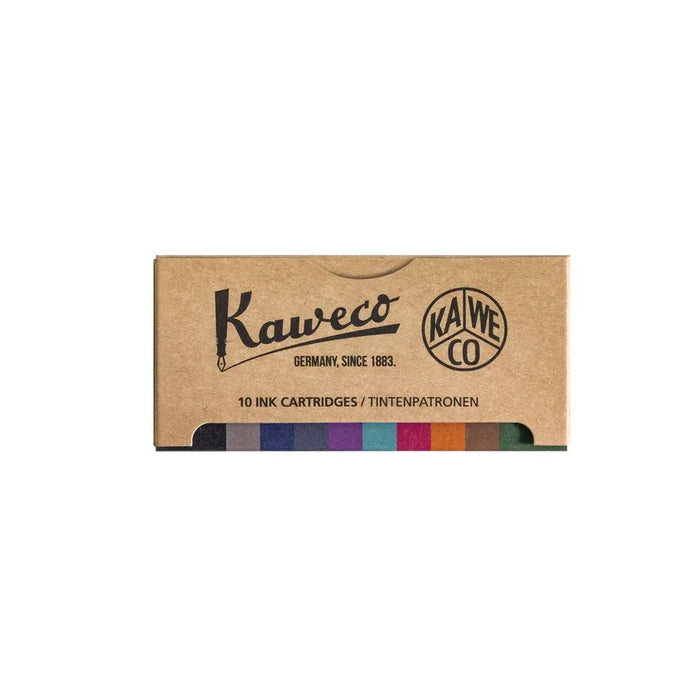 10 Kaweco Mixed Colour Ink Cartridges