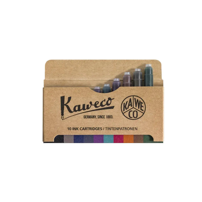 10 Kaweco Mixed Colour Ink Cartridges