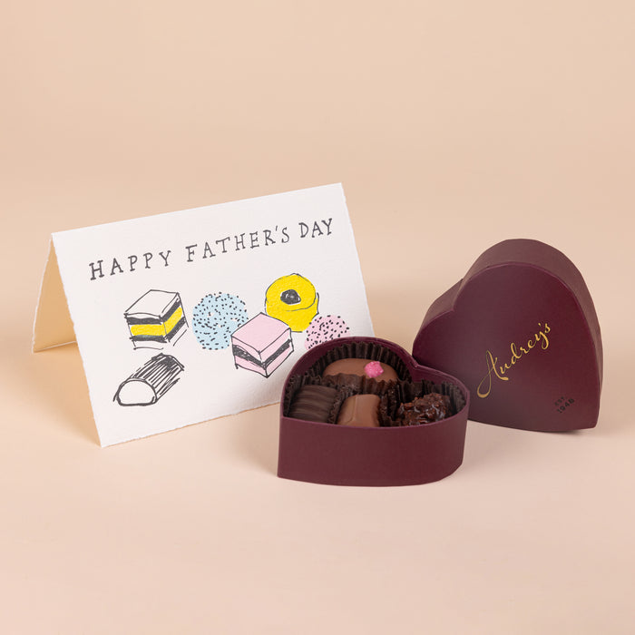 Audrey's Heart Milk & Dark Chocolate Box