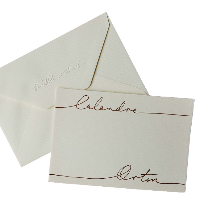 Bespoke Correspondence Cards