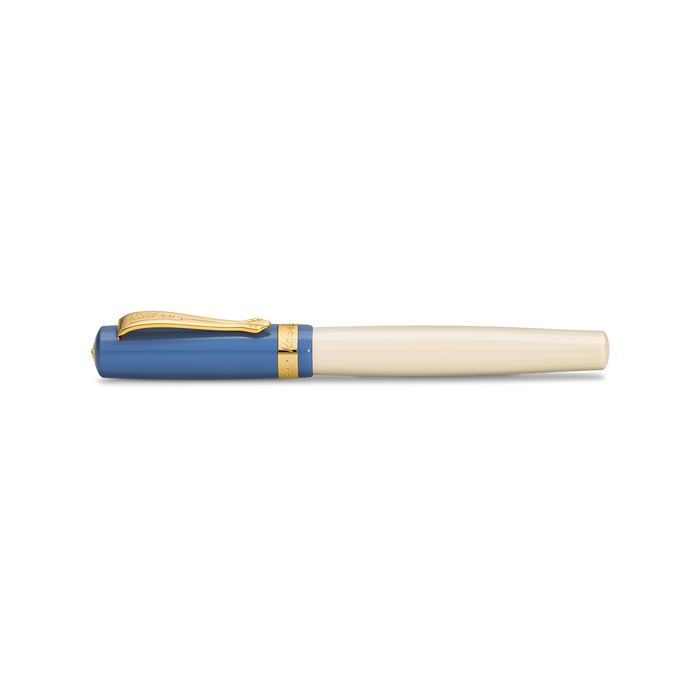 Blue & Ivory Kaweco Student 50s Retro Fountain Pen