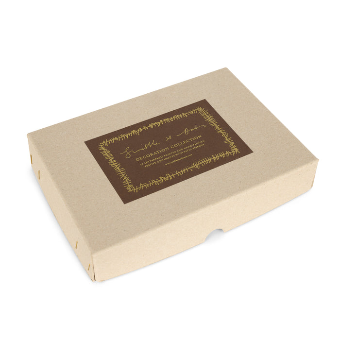 Box of Christmas Decorations