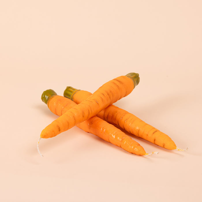 Carrot Dinner Candles