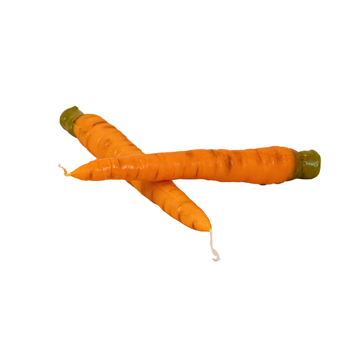 Carrot Dinner Candles