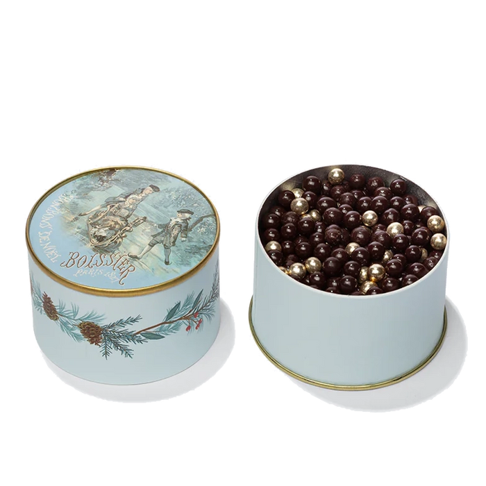 Chocolate & Gold Pearls