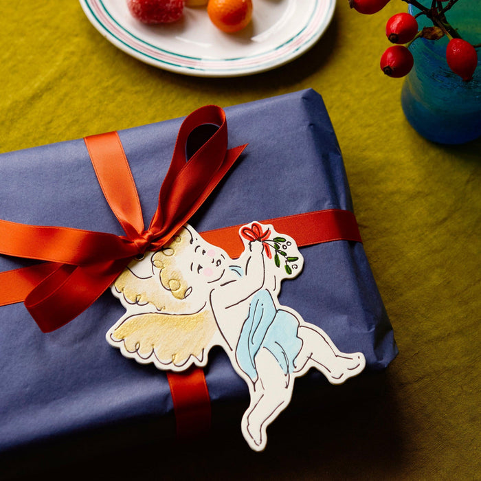 Christmas Kisses (Cherub) Decoration