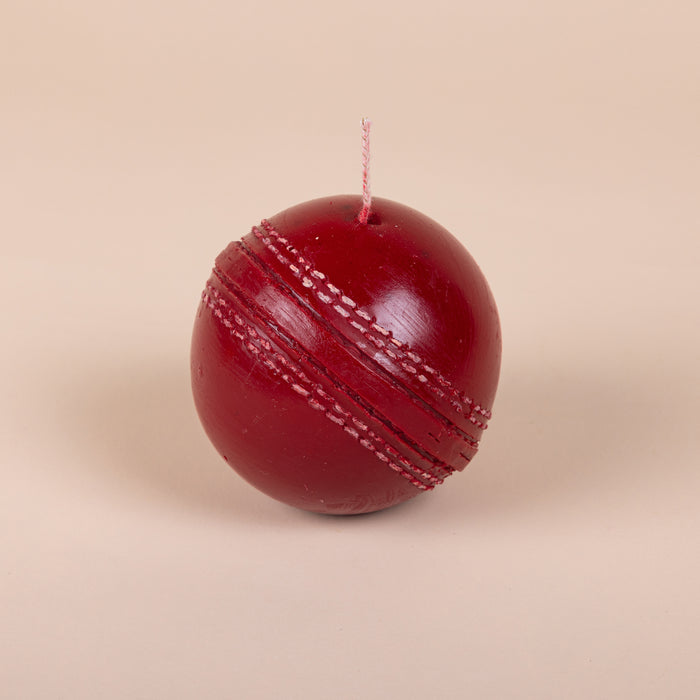 Cricket Ball Candle