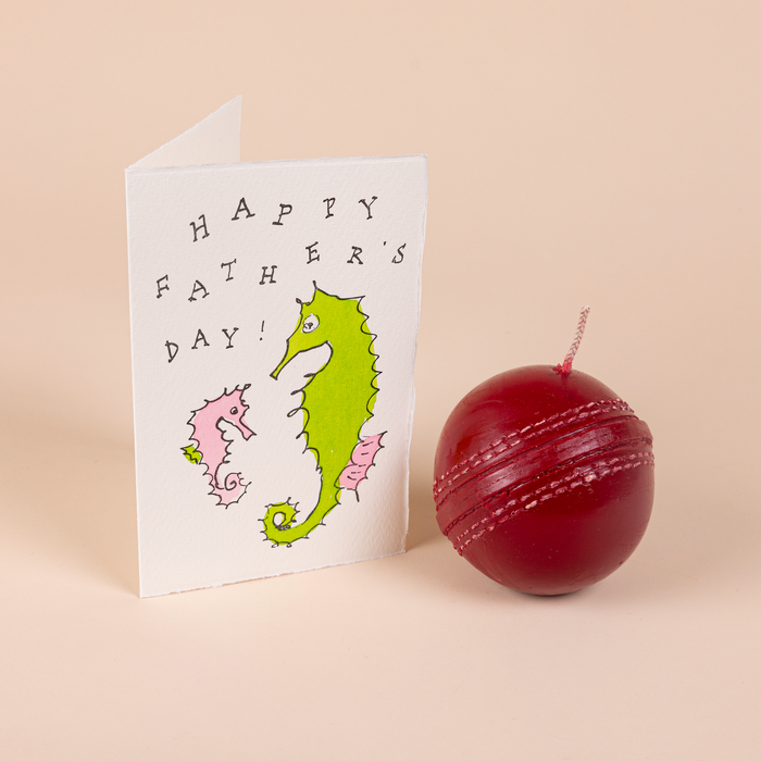 Cricket Ball Candle