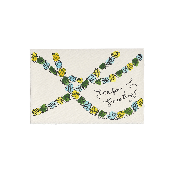 Garlands Christmas Card