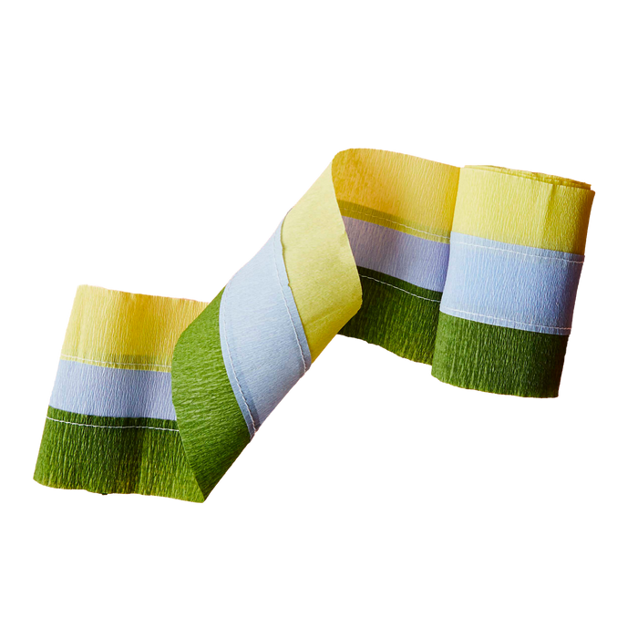 Hand-Sewn Three Colour Streamer