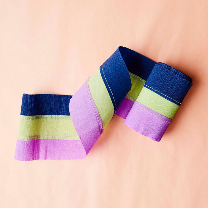 Hand-Sewn Three Colour Streamer