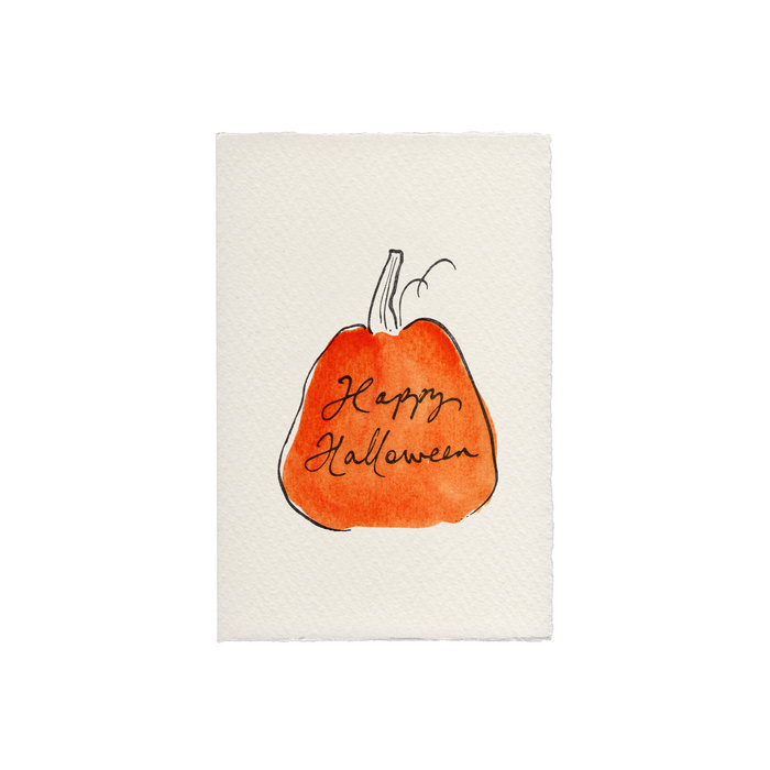 Happy Halloween Pumpkin Card