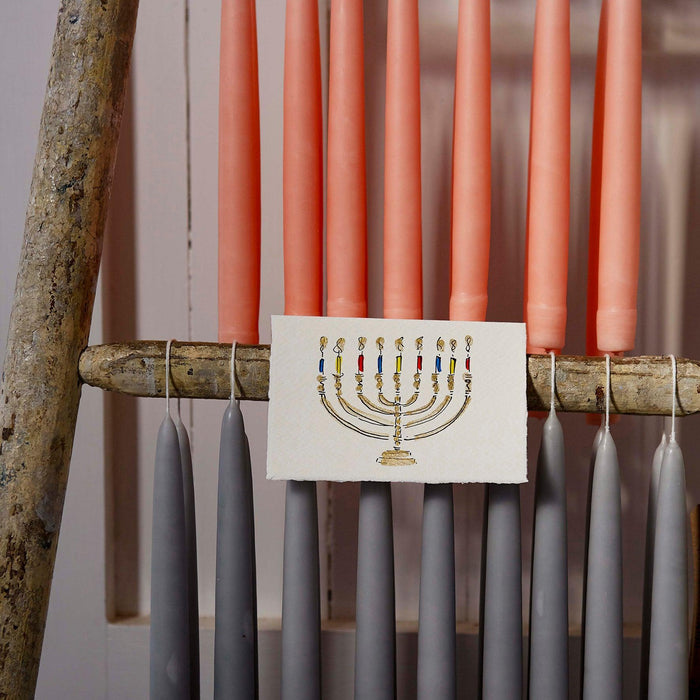 Happy Hanukkah Menorah