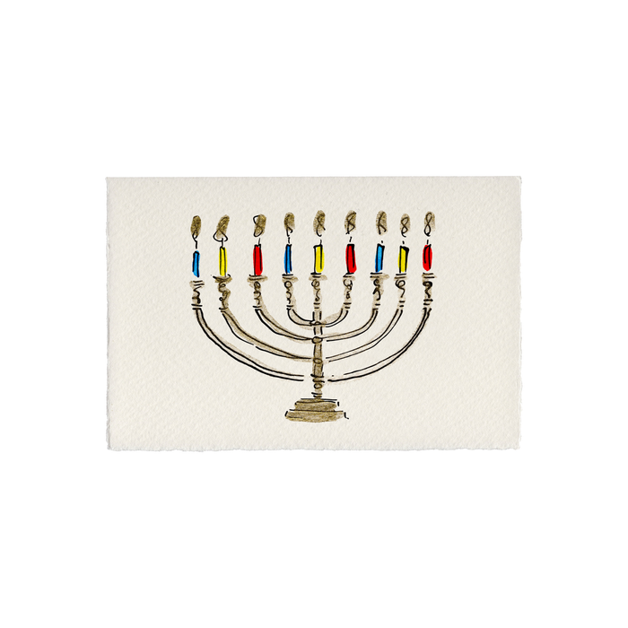 Happy Hanukkah Menorah