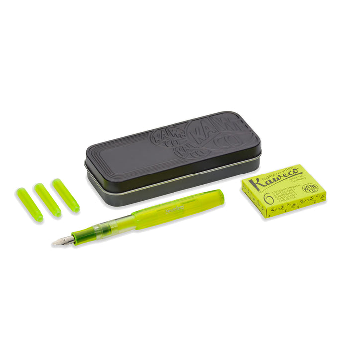 Kaweco Classic Sport Fluorescent Yellow Fountain Pen