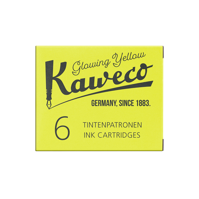 Kaweco Ink Cartridges - Glowing Yellow
