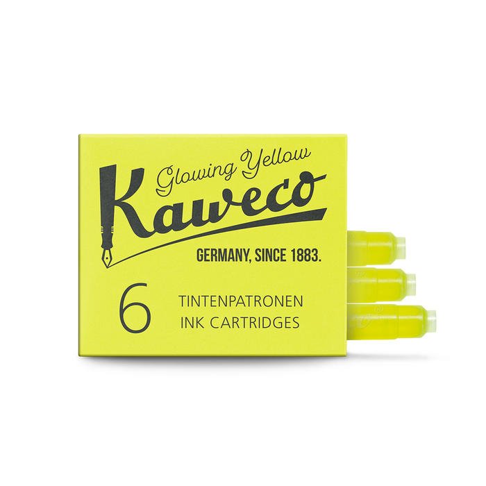 Kaweco Ink Cartridges - Glowing Yellow