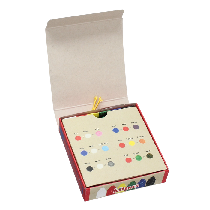 Kitpas Rice Bran Wax Crayons (Set of 6)