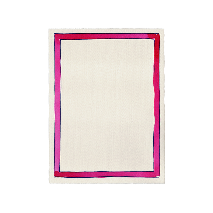 Large Menu or Invitation Card (Border)