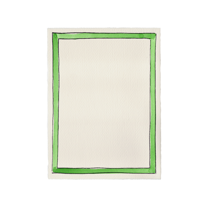 Large Menu or Invitation Card (Border)