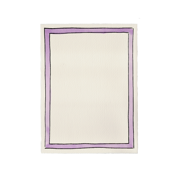 Large Menu or Invitation Card (Border)