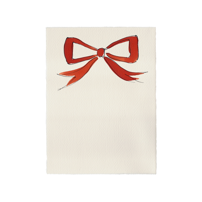 Large Menu or Invitation Card (Bow)