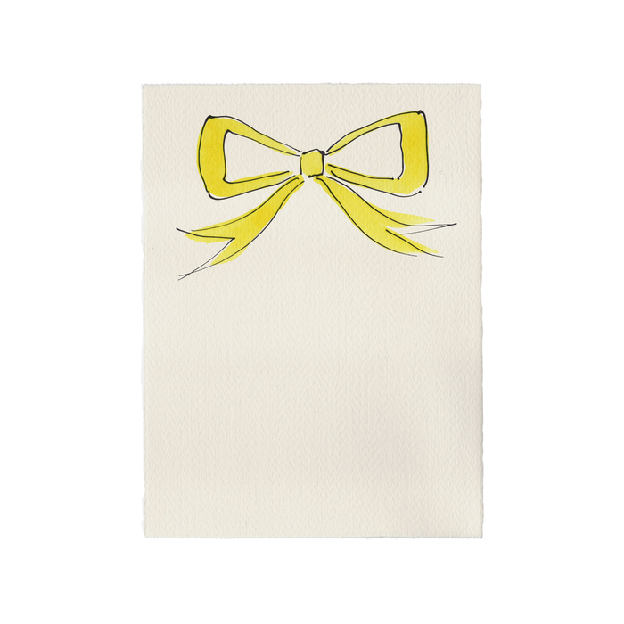 Large Menu or Invitation Card (Bow)