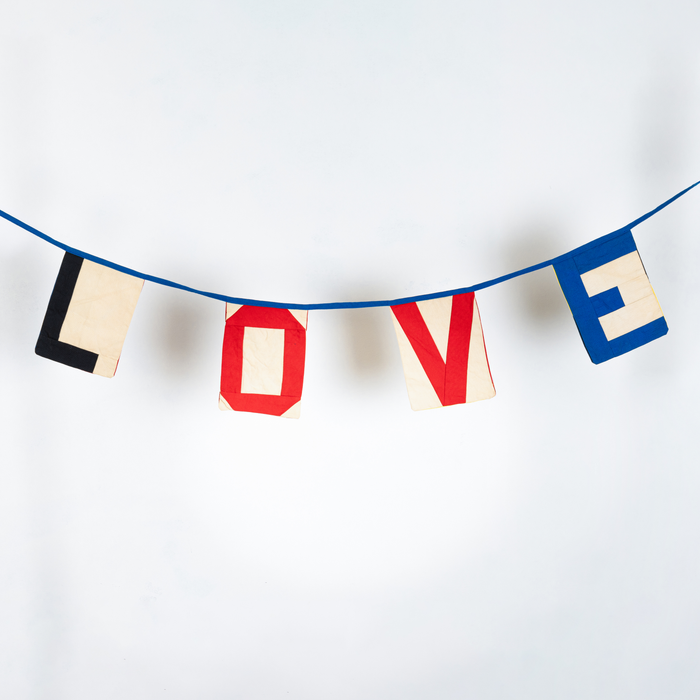 Love Flags Nautical Banner