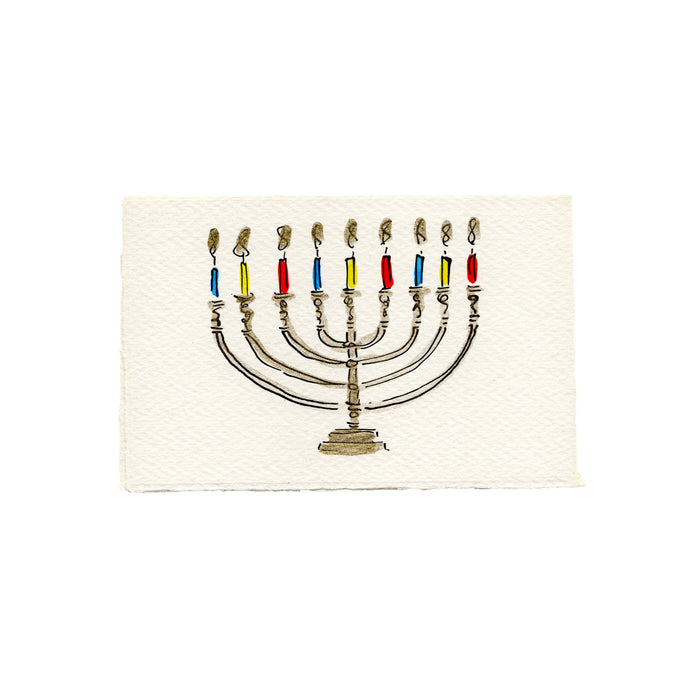 Happy Hanukkah Menorah