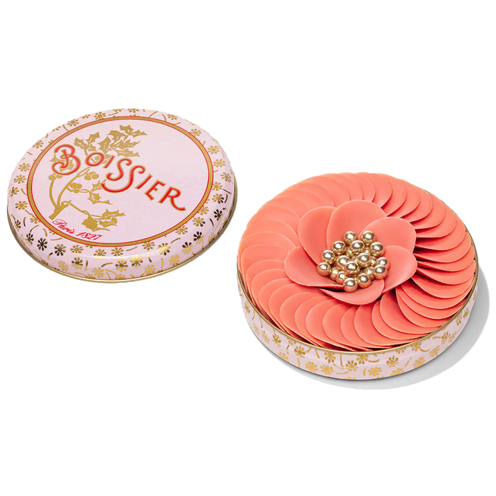 Rose Chocolate Petals & Gold Pearls