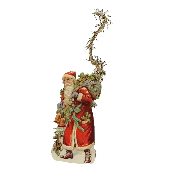 Santa & Christmas Tree Decorations (Set of 6)