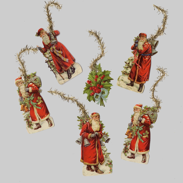 Santa Tree Decorations (Set of 6)