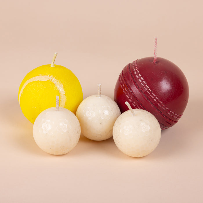 Tennis Ball Candle